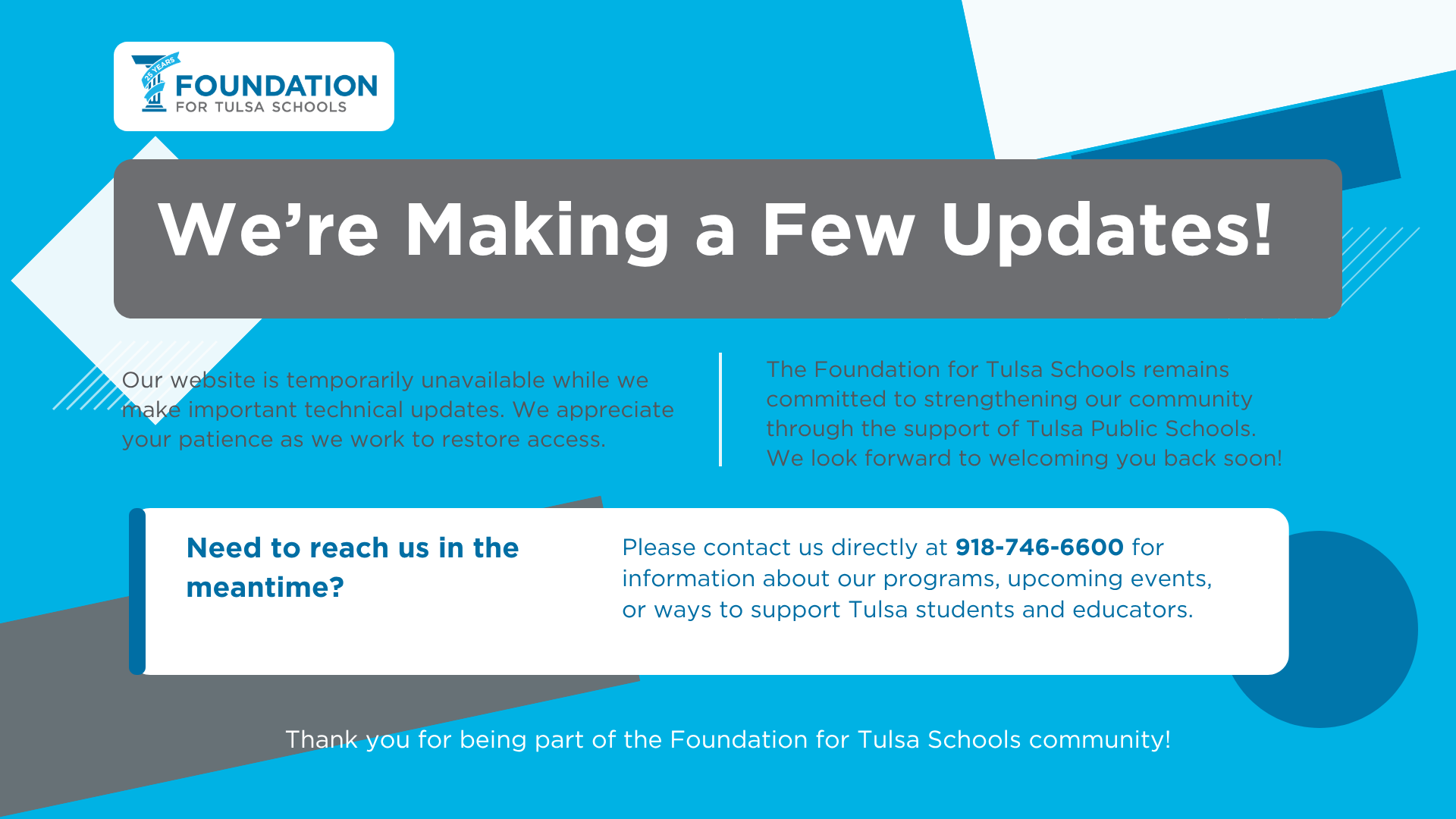 Foundation For Tulsa Schools